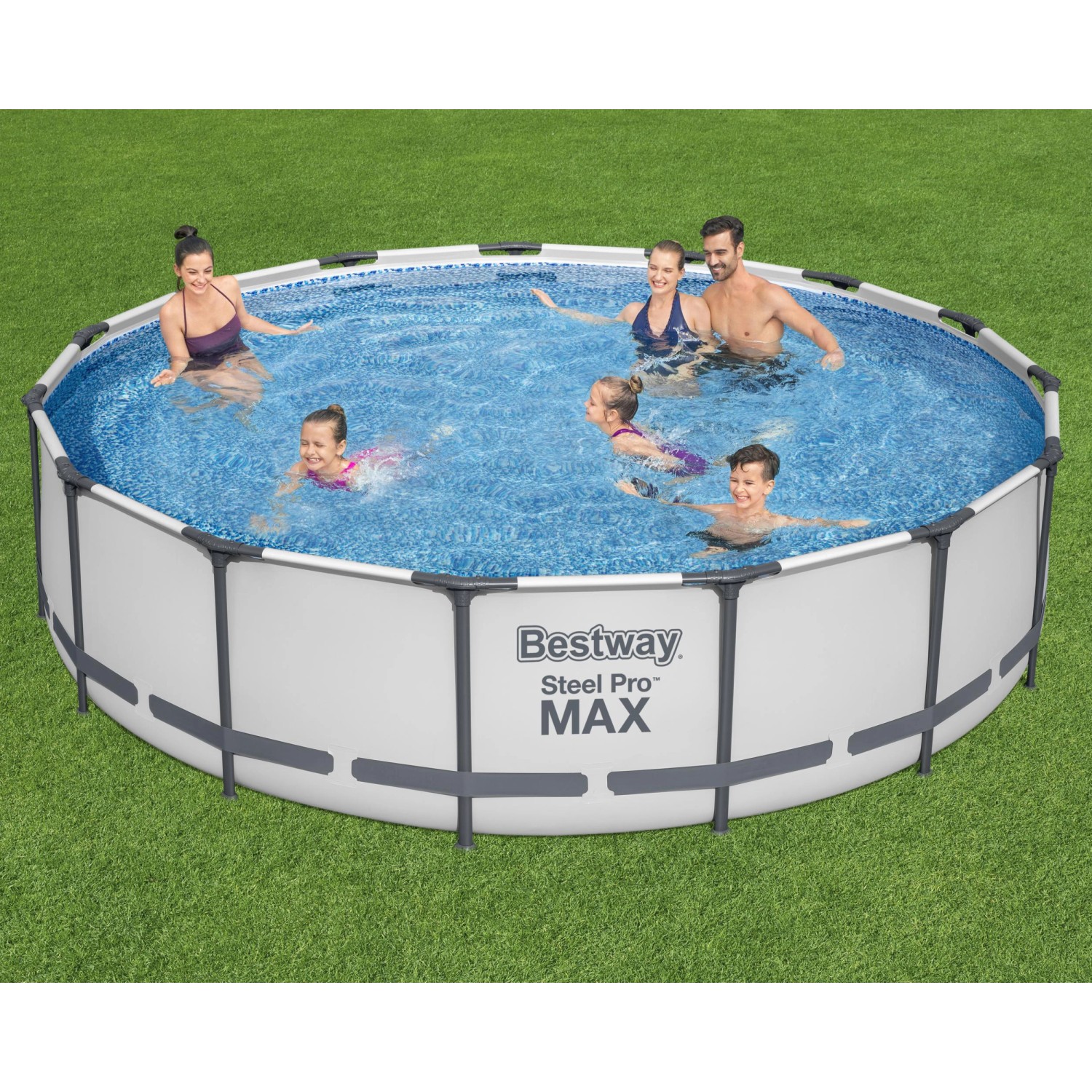 Bestway StahlrahmenPool Set Steel Pro Max Frame Ø 457 x 107 cm Rund