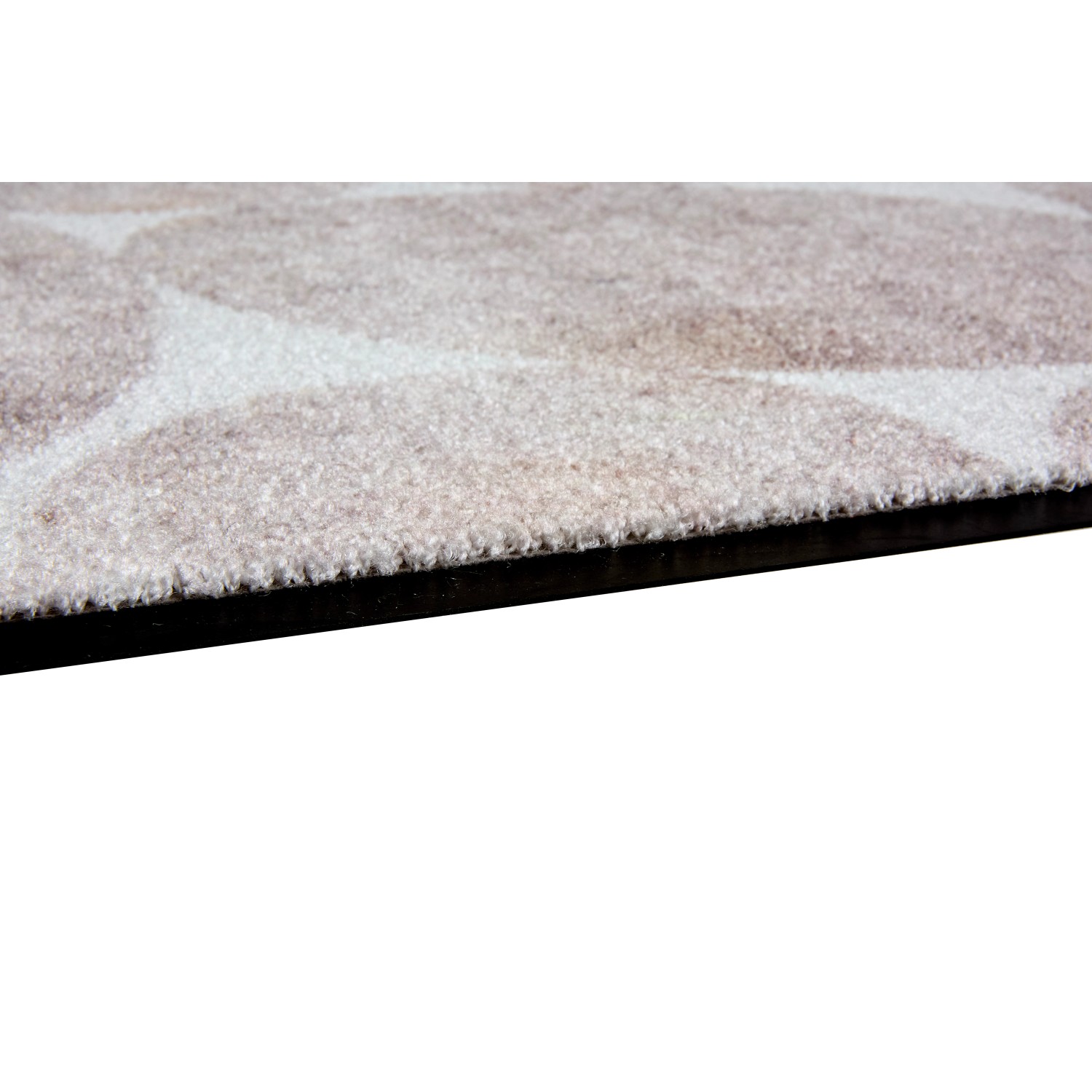 Schöner Wohnen Fußmatte Miami mit Steinmuster, 50x70 cm, beige. Strapazierfähige Schmutzfangmatte.