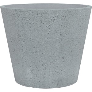 Scheurich C-Cone Pflanzgefäß, Ø 39 cm, Stony Grey, Beton-Optik für Garten und Balkon.