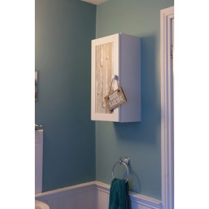 d-c-fix Klebefolie Rio Ocean auf Badschrank, maritime Deko.