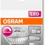 Osram GU10 LED-Lampe, 8,3W, warmweiß, dimmbar. Energiesparendes Leuchtmittel für Wohnräume.