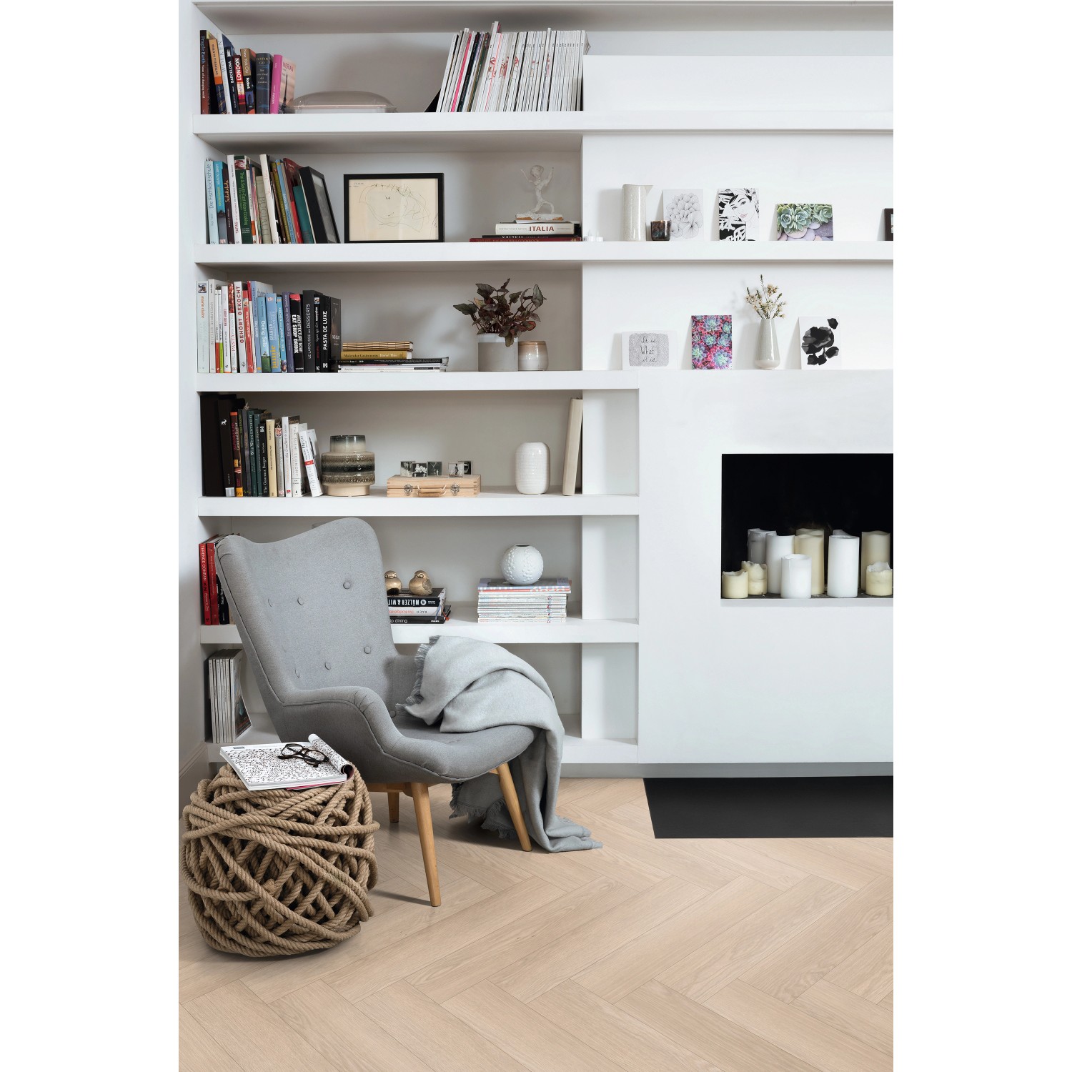 Egger NatureSense Herringbone Laminat 8 mm Braun_6