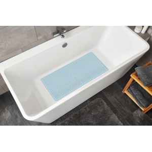 Wasserblaue Kleine Wolke Wanneneinlage Ruby in Badewanne, 36x92 cm.