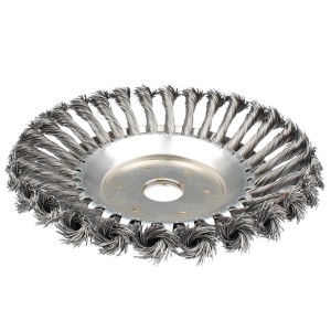 Texas Universal Stahlbürste 20,32 cm für Rasentrimmer und Sensen.