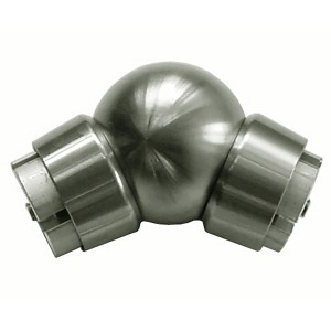 Treba Kugelgelenk E83 mit Ringadapter und Rohrkupplung V2A Edelstahl