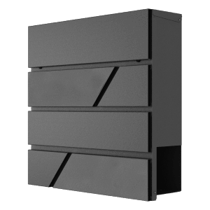 Heidemann Briefkasten DESIGNline BK1 Eisenglimmer 38 cm x 38 cm x 11 cm