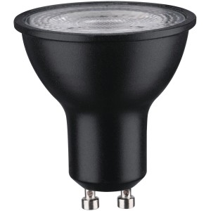 Paulmann LED Reflektor GU10 460lm 2700K 36° Schwarz matt dimmbar 7W 230V RAL9004