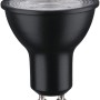 Paulmann LED Reflektor GU10, 7W, schwarz matt, für Schienensysteme. Dimmbar und warmweiß.