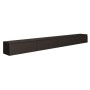 Schwarzes Selsey TV-Hängeboard Bemmi, 300 cm, mit vier Klappen. Mattes, minimalistisches Design für TV-Schränke.