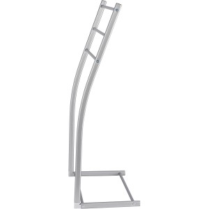 Wenko Handtuch- & Kleiderständer Almeria, silberfarben, mit drei Stangen.