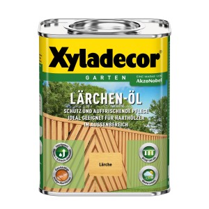 Xyladecor Lärchen-Öl 750ml für Holzschutz im Außenbereich, z.B. Gartenmöbel.