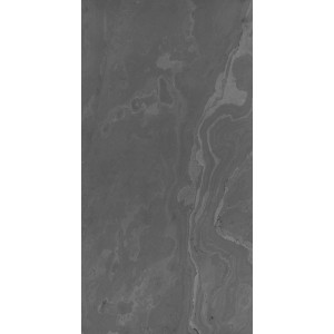 Jangal Wandpaneel Modular Wall Black Slate Stone Panel, dunkle Steinoptik für die Wanddekoration.