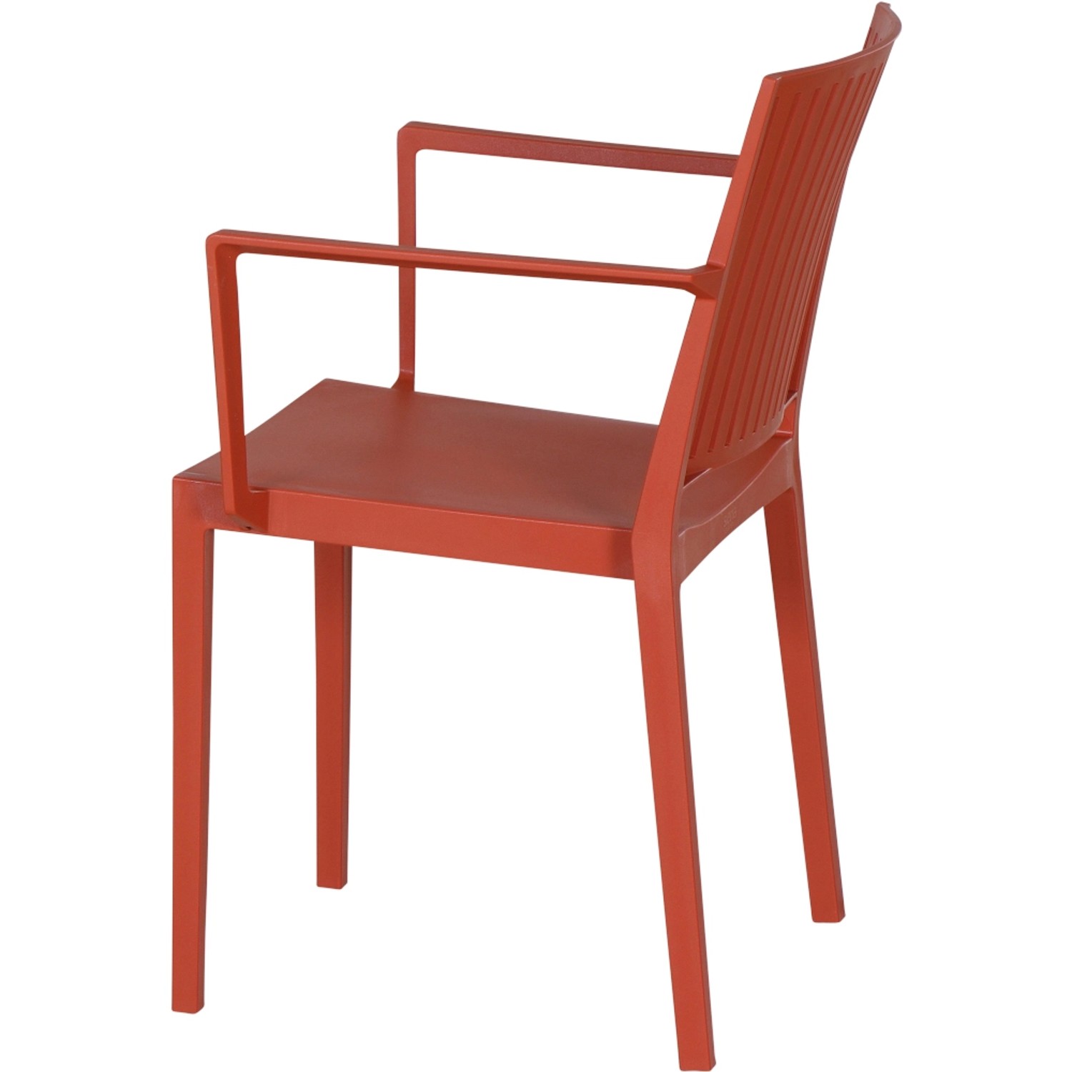 Siena Garden Stapelsessel Lane in Brick, Gartenstuhl mit Armlehnen, robust und modern.