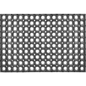 Astra Fußmatte Quadro Light, 60x80 cm, Gummi, für den Außenbereich geeignet.