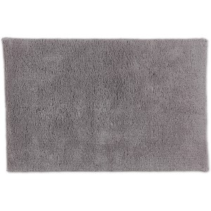 Schöner Wohnen Badmatte Bahamas, 40x60 cm, uni hellgrau, flauschiger Badteppich.