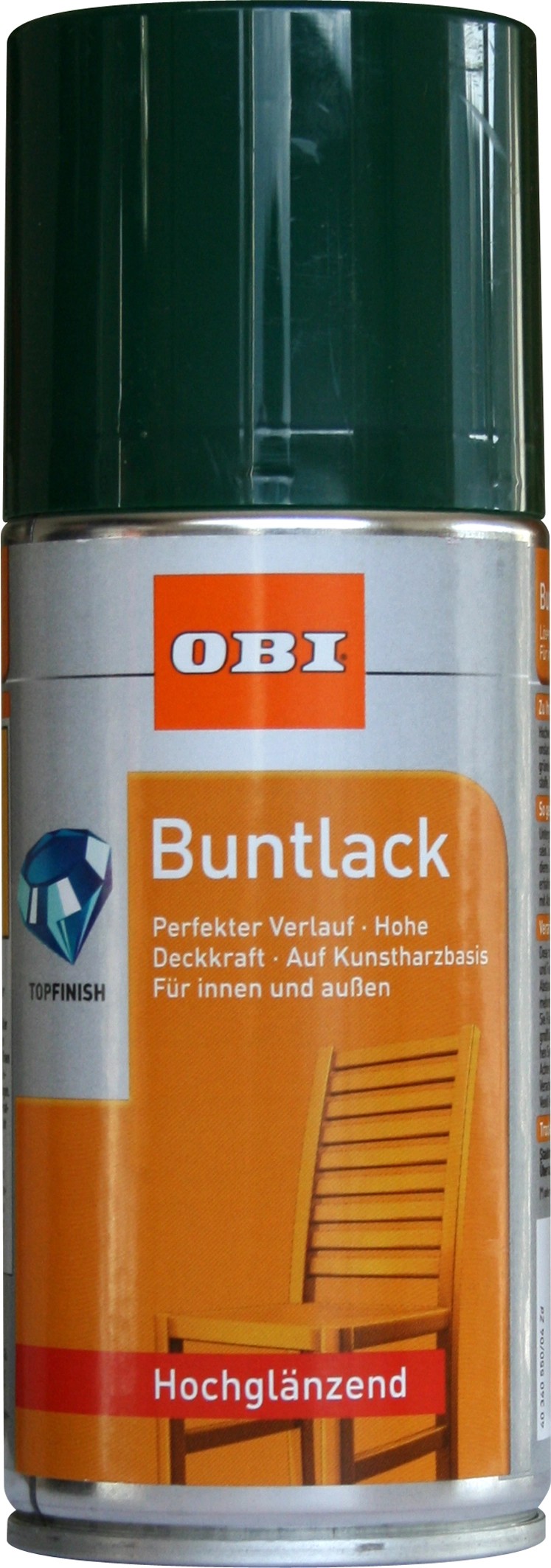 OBI Buntlack Spray RAL 6005 Moosgrün hochglänzend 150 ml kaufen bei OBI