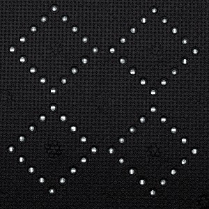 Schwarze Spirella Wanneneinlage Alaska (91x36 cm) mit Saugnäpfen für sicheren Halt in der Badewanne.