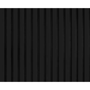 Akustikpaneel Foliert 56,1 cm x 240 cm Schwarz Matt