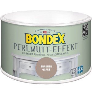 Dose Bondex Perlmutt-Effekt Farbe, Braun seidenmatt, für Möbel und Wände.