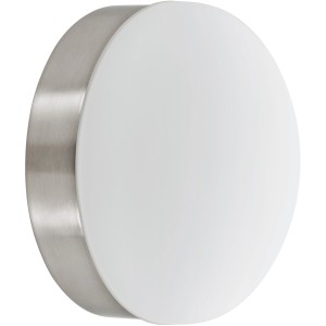 Eglo LED-Wandleuchte Cupella, Nickel matt, 13 cm. Runde Wandlampe für Innenräume.