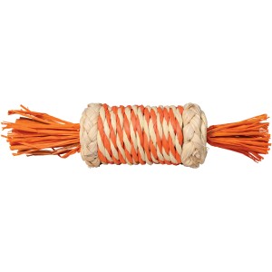 Trixie Spielzeugrolle für Kaninchen und Kleintiere, 18 cm, aus Naturmaterialien.