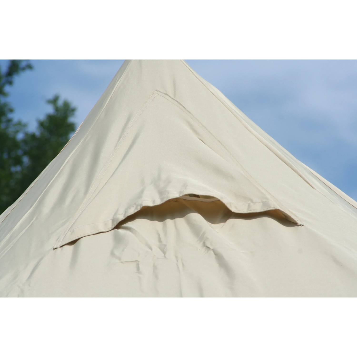 Floracord Camping Pyramiden Sonnensegel Sand 400 cm x 400 cm kaufen bei OBI