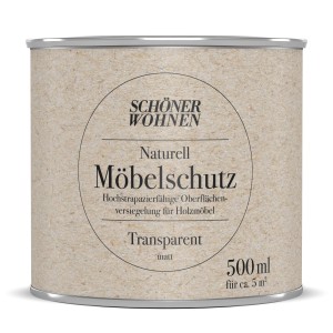 Schöner Wohnen Naturell Möbelschutz, 0,5 l Dose, transparent, matt. Für Holzmöbel im Innenbereich.