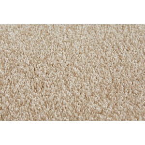 Nahaufnahme: Andiamo Teppichboden Kansas, 400 cm breit, hellbeige Meterware.