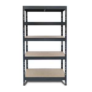 Ar Shelving Schwerlastregal, 180x90x45 cm, anthrazit, mit 5 Böden. Ideal für Garage und Keller.