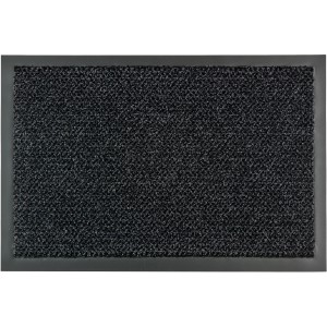 Anthrazitfarbene Astra Sauberlaufmatte Graphit, 40x60 cm, für den Innenbereich.