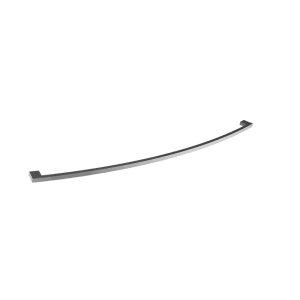 Fackelmann Badmöbel Möbelgriff Relinggriff gebogen 736 mm Chrom Glänzend