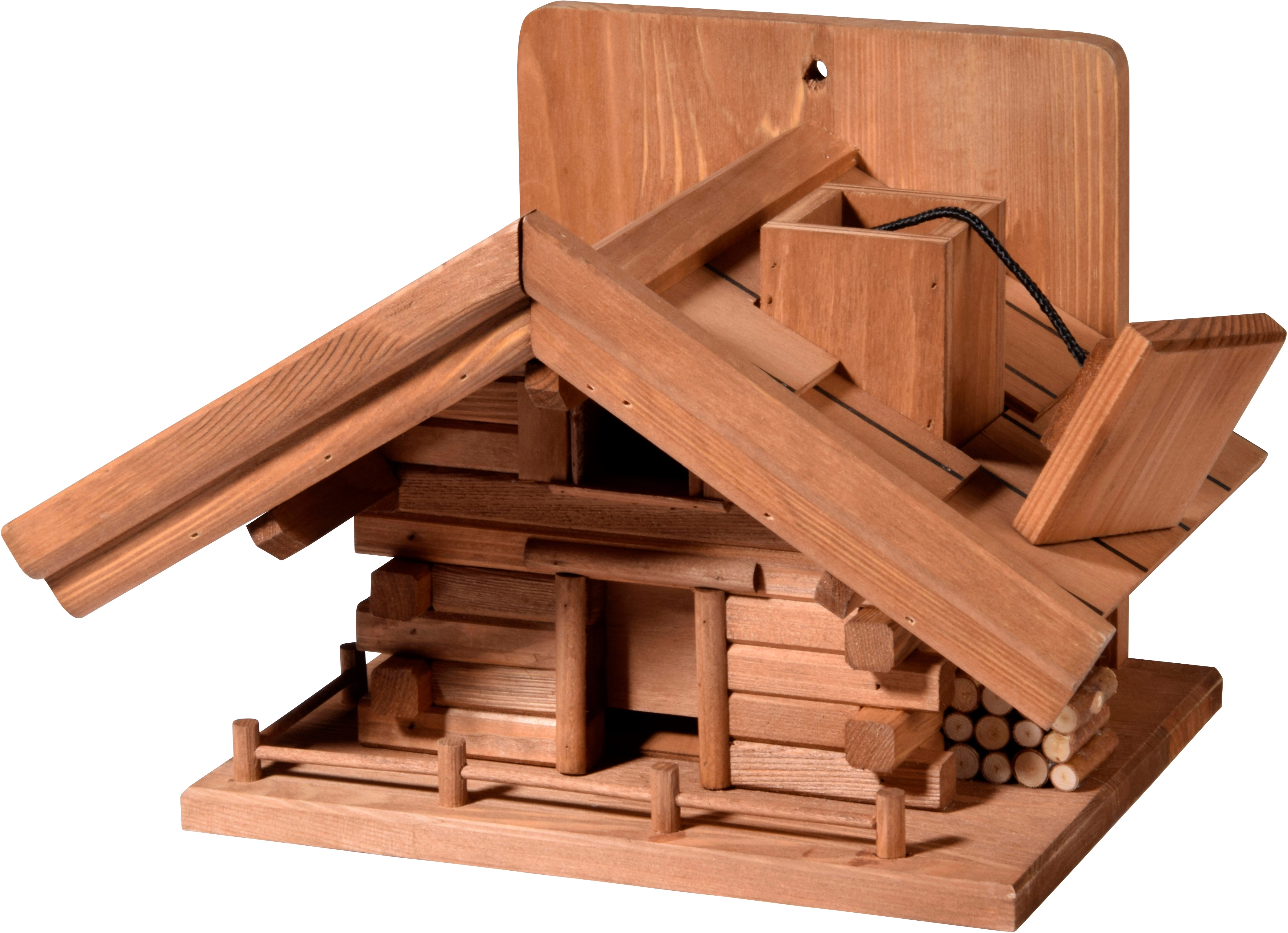 Dobar Vogelhaus St. Moritz im Berghütten-Design 33 x 24,5 x 21 cm Braun  FSC® kaufen bei OBI