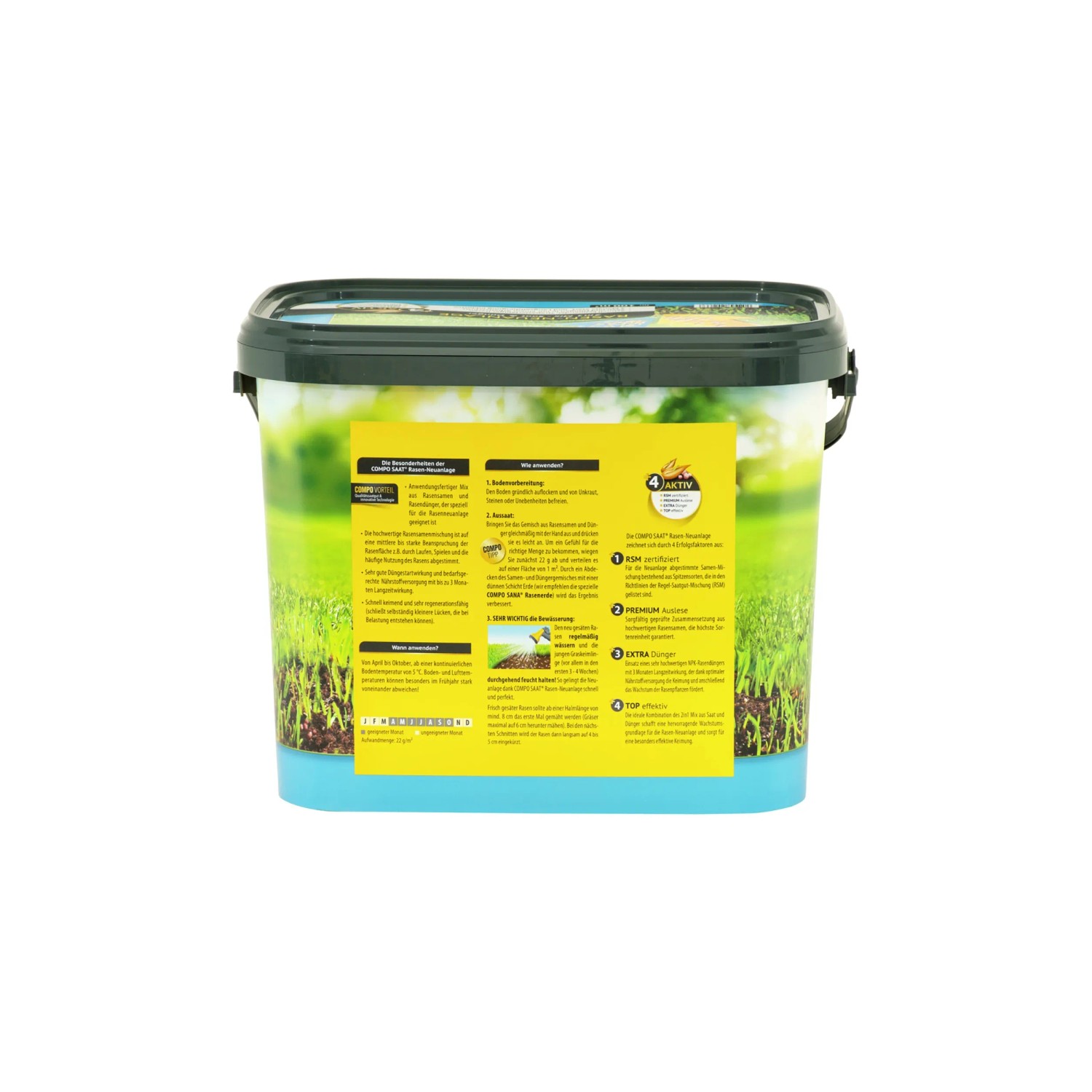 Compo Saat Rasen-Neuanlage-Mix Rasen und Dnger 100 m 2,2 kg kaufen bei OBI