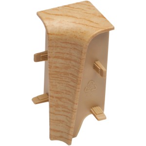 OBI Innenecke Eiche, 2er-Set für Sockelleisten, einfache Montage.