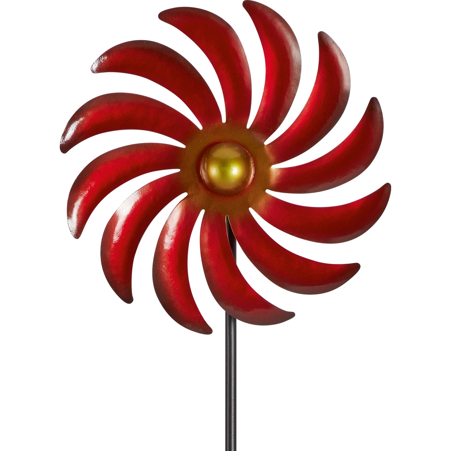 Gartenstab Windrad 116 cm Rot Blau kaufen bei OBI