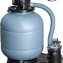 Sandfilteranlage für Gre Stahlwand-Pool Fidji, 4 m³/h Durchflussmenge.