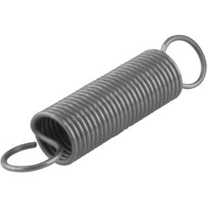 Suki Zugfeder aus Federstahl, 10x43x1 mm, robust für Druckkraft, Federring.