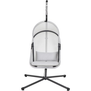 Siena Garden Hängesessel Yobaya Easy Grey mit Stahlgestell und Air Mesh Bezug.