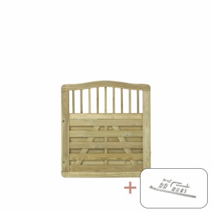 Tor Rondo Nadelholz druckimprägniert 100 cm x 104/107 cm