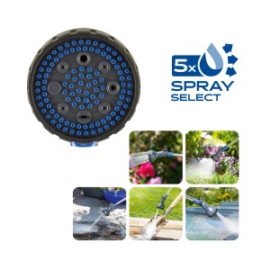 LUX Gießstab 94 cm mit 5 Strahlvarianten für Gartenbewässerung.