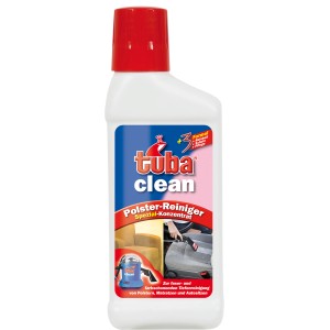 Tuba Clean Polsterreiniger Konzentrat, 250ml Flasche für Polster, Autositze und Matratzen.