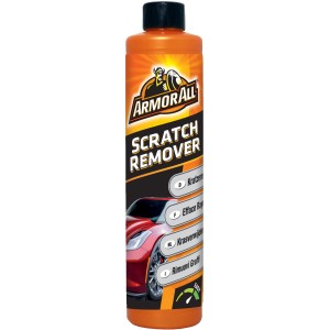 Armor All Kratzer Entferner für Lackreparatur, Flasche in Orange mit Auto-Motiv.