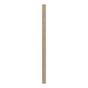 Terrassendiele WPC in Braun-Rauchgrau, geriffelte Oberfläche, 2,1x14,5x300 cm.