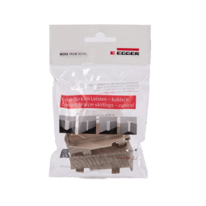 Egger Innenecke Kubisch 6 cm Eiche Graubraun 2 Stück