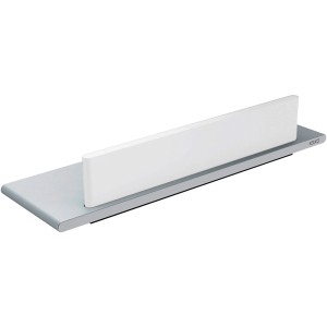 Keuco Duschablage Edition 400 mit Glasabzieher, Aluminium silber eloxiert.