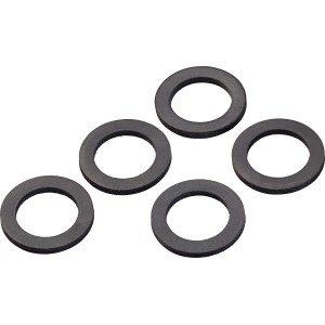 Fünf TPE-Ringe (16 mm x 24 mm x 2 mm) für Schlauchverschraubungen, Dichtungsringe.