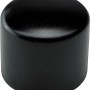 Hettich Fußkappe, 25mm, schwarz, 4er-Set. Kunststoff Möbelgleiter zum Schutz von Böden.