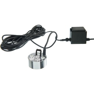 Ubbink MystMaker III Teichvernebler mit LED und Trafo für Gartenteich-Deko.
