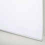 Gardinia Easyfix Rollo Premium, 45x150 cm, weiß, mit Metallkette und silbernem Unterprofil.