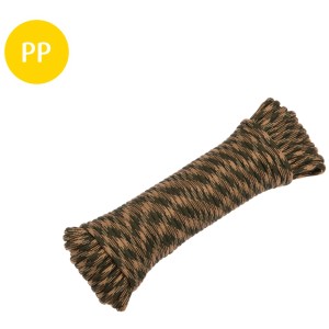 Conacord Allzweckschnur, Ø 3mm, 20m, Camouflage-Muster, geflochten.